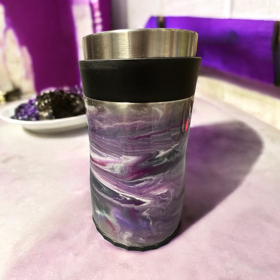 Can and Bottle Koozie Purple