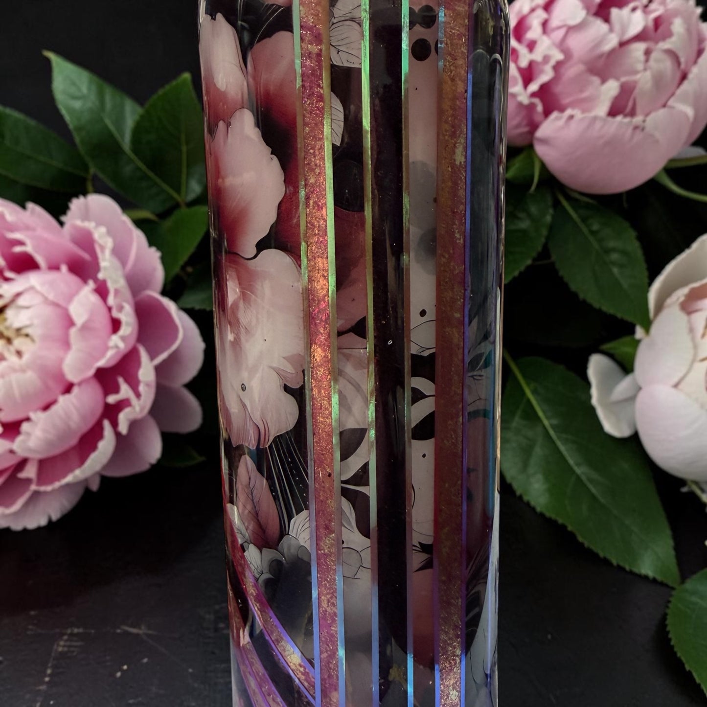 20 oz Stunning flower tumbler