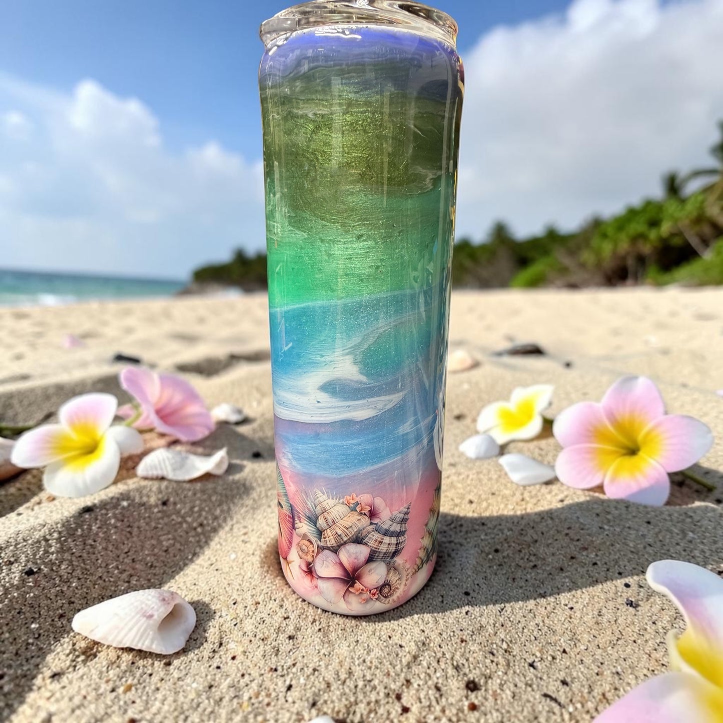 30 oz Turtle and shell tumbler