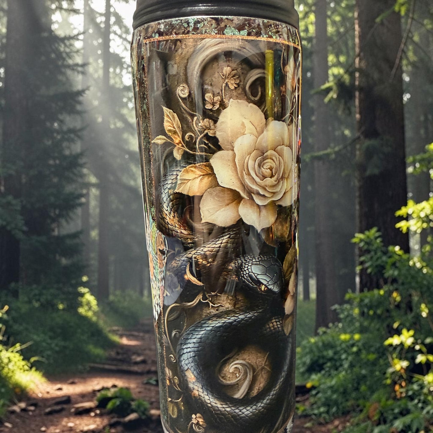 20 oz Fantasy and snake tumbler
