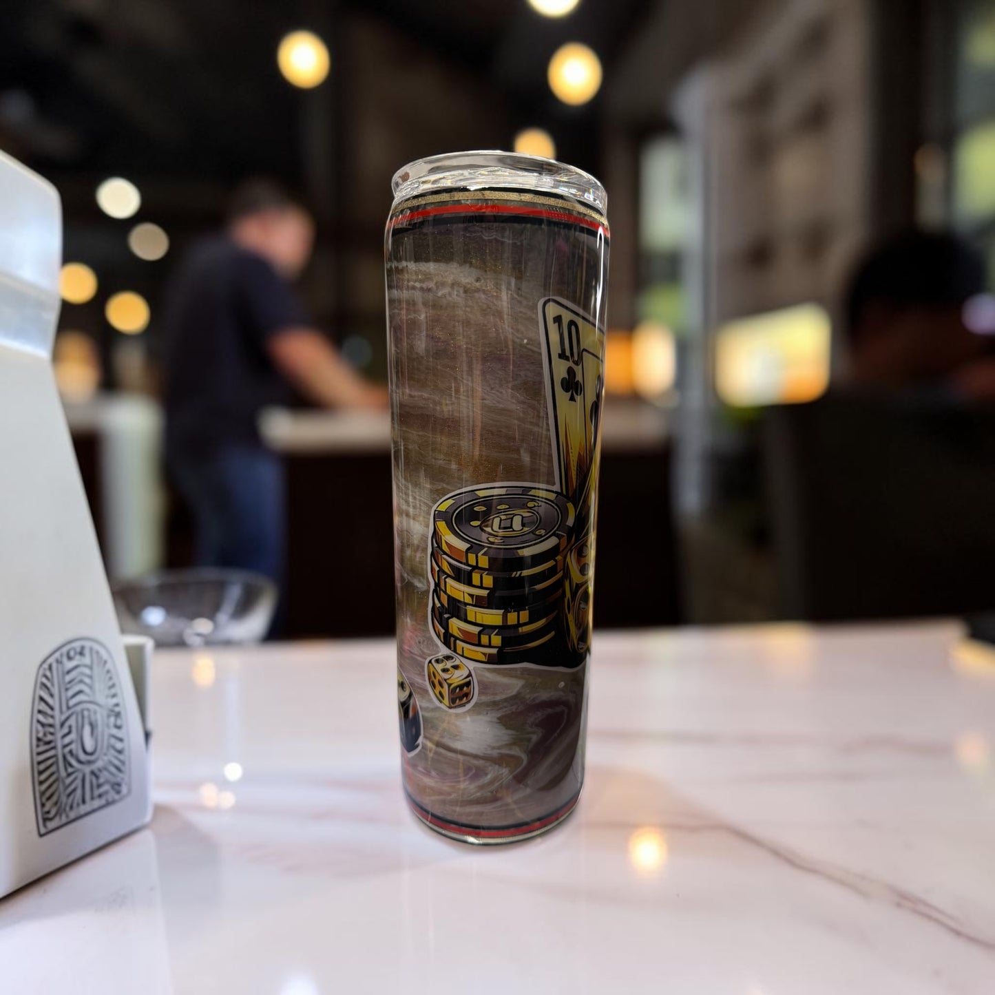 30 oz Gambler tumbler