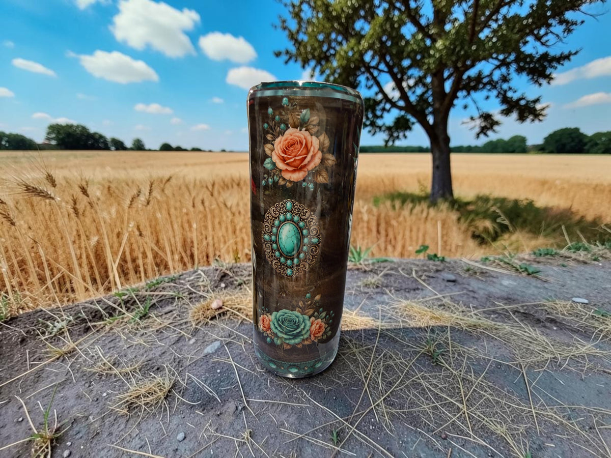 20 oz with Cross and wings