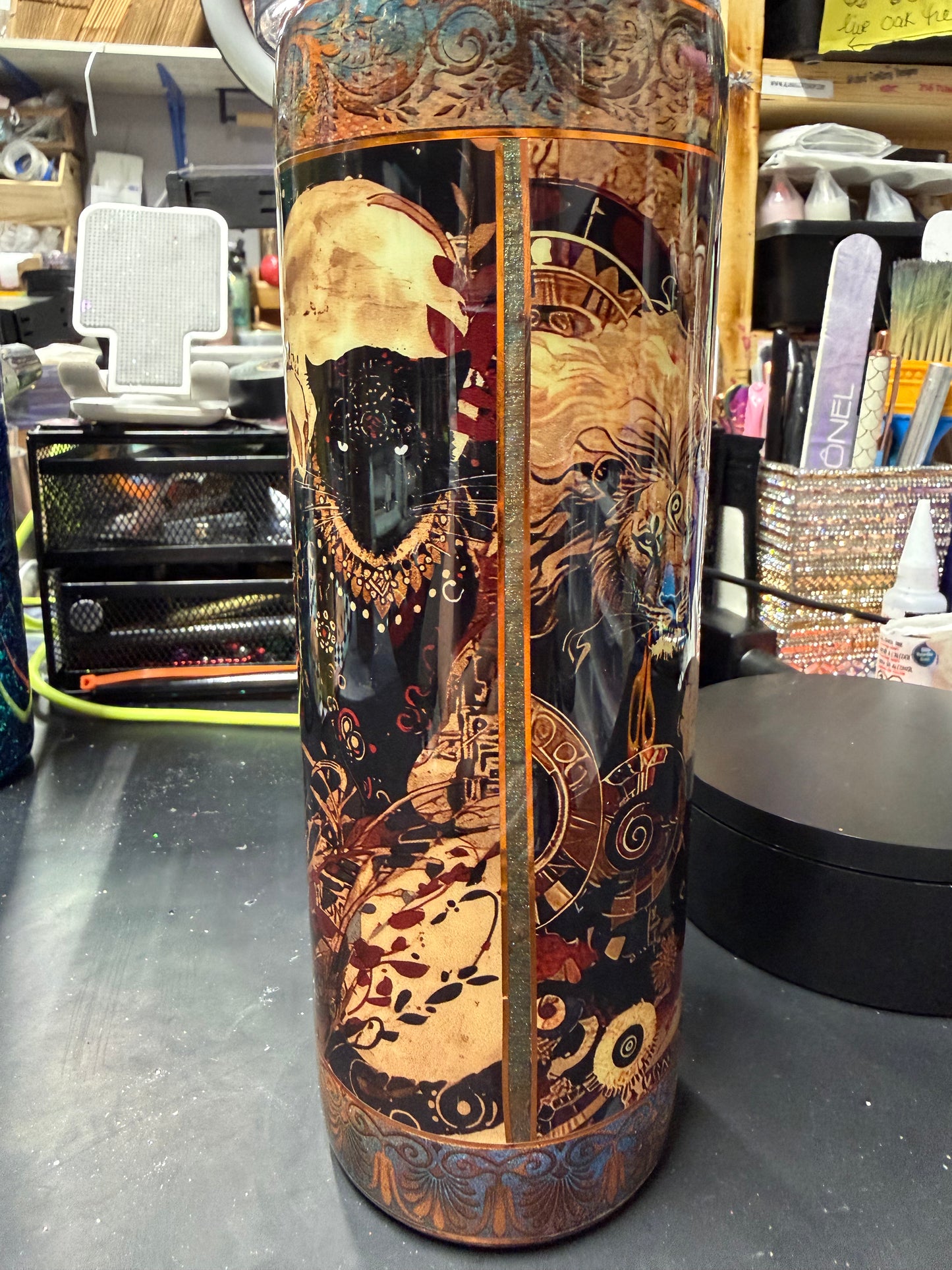 20 oz stunning African safari tumbler