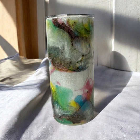 16 oz stunning colorful tumbler