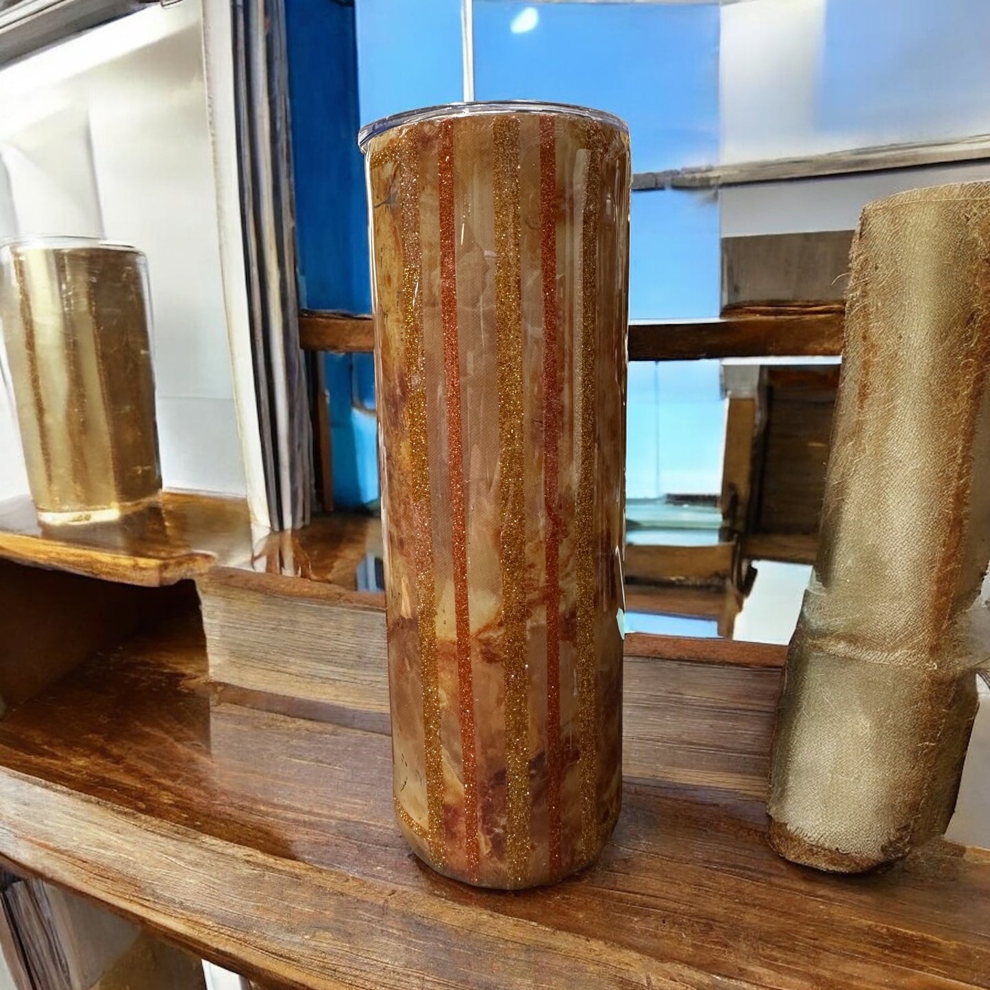 20 oz Ying Yang design tumbler