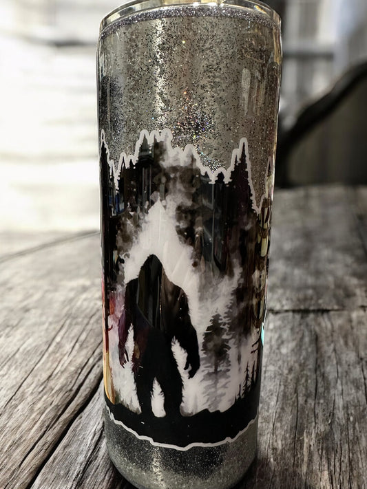 30 oz fatty tumbler with Big Foot