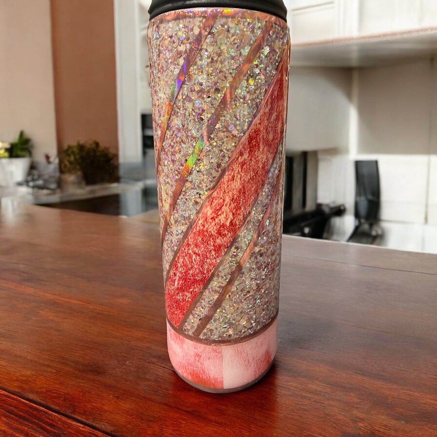 18 oz Stunning Floral tumbler