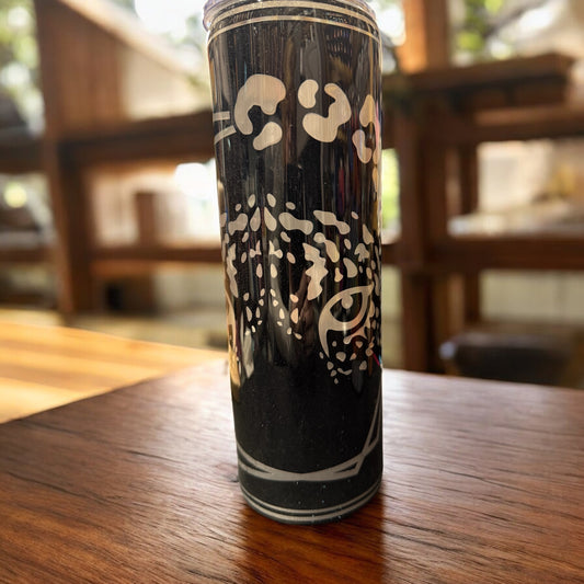 30 oz Cheeta Face tumbler
