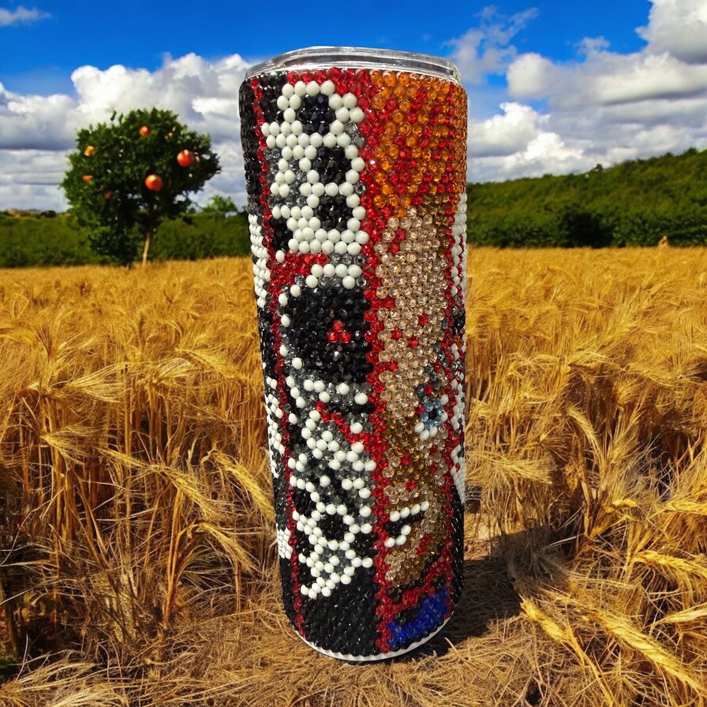 Bad Boys rhinestone tumbler