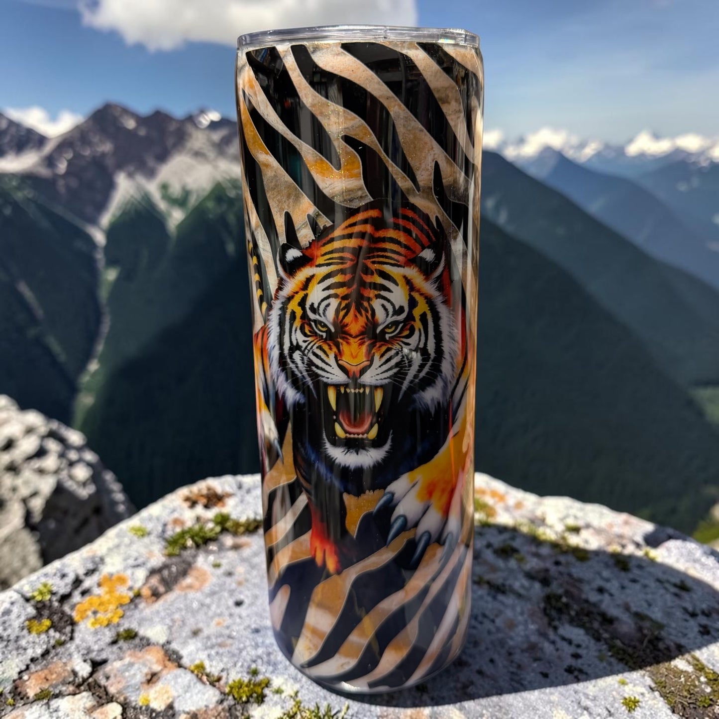 20 oz Tiger tumbler
