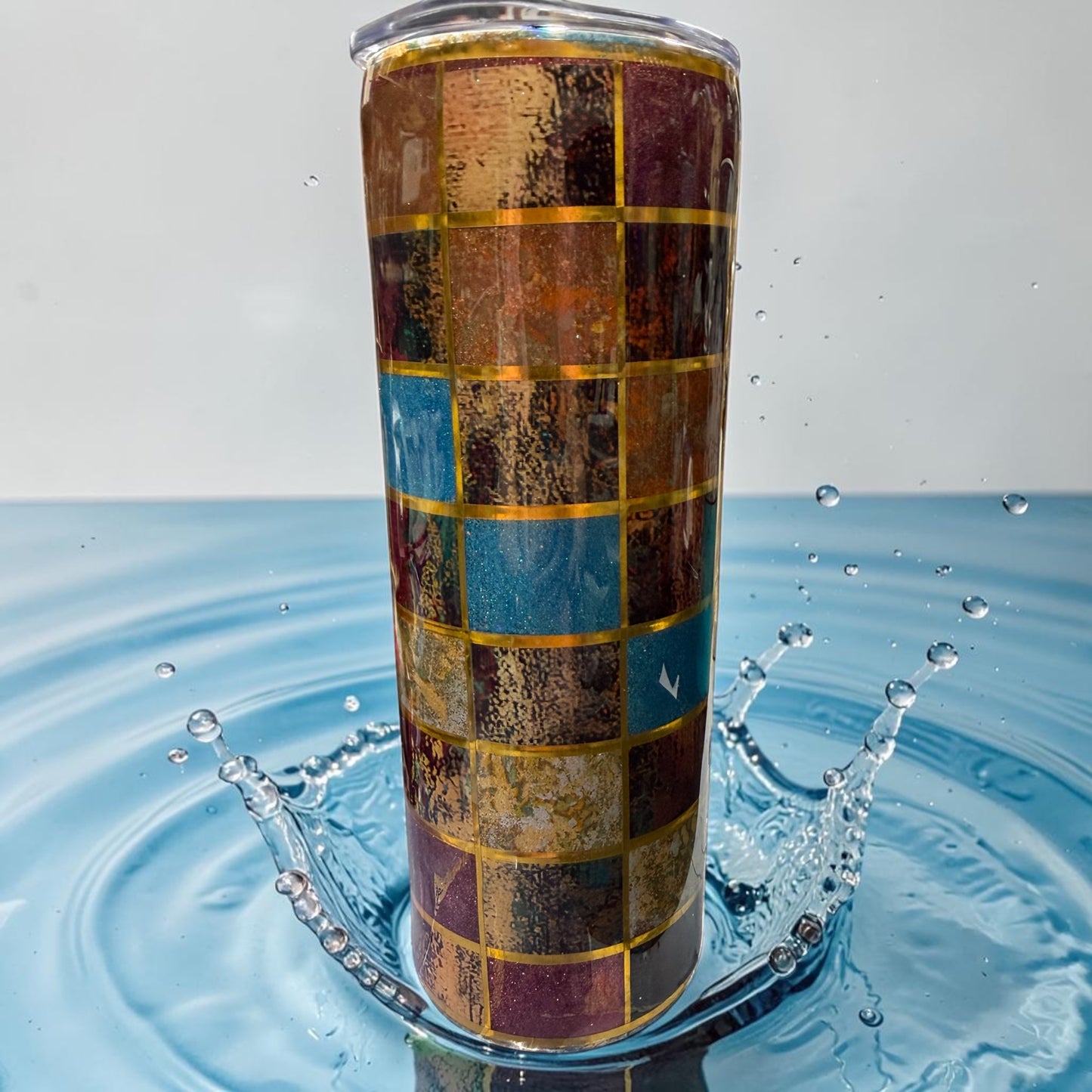 20 oz Stunning Plaid tumbler