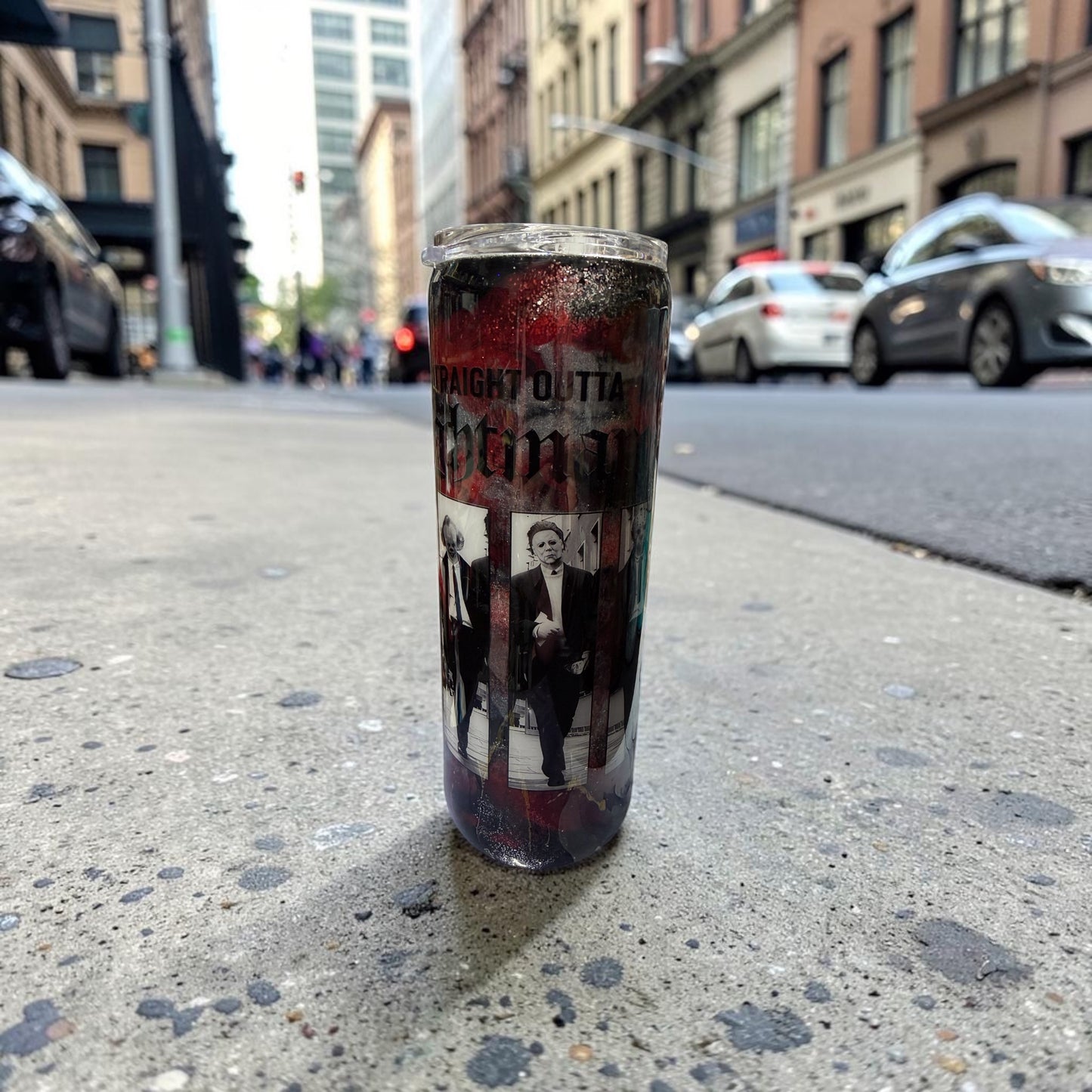 20 oz "Straight outta NIGHTMARES" tumbler