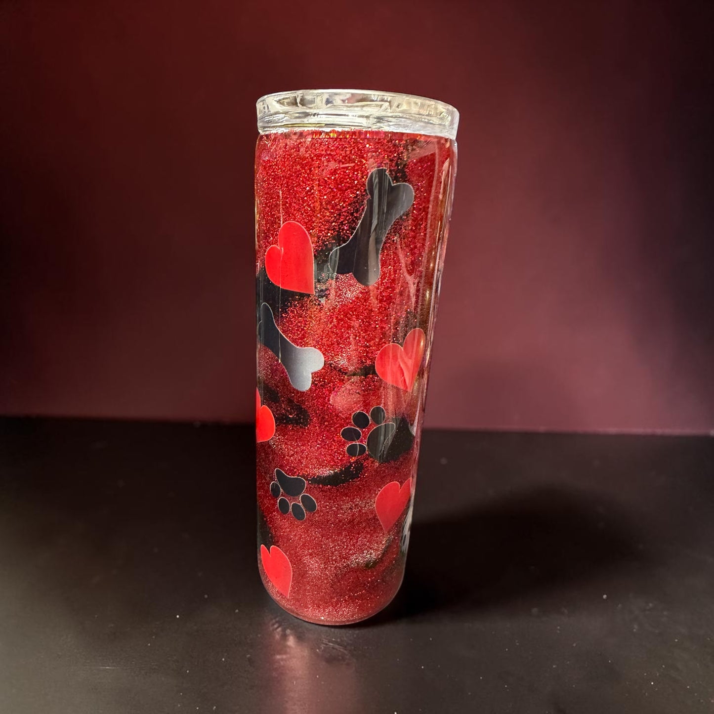 20 oz Puppy and Corella tumbler