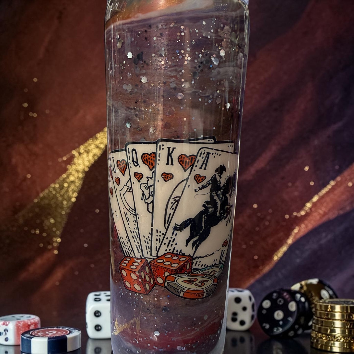20  oz Gambler tumbler