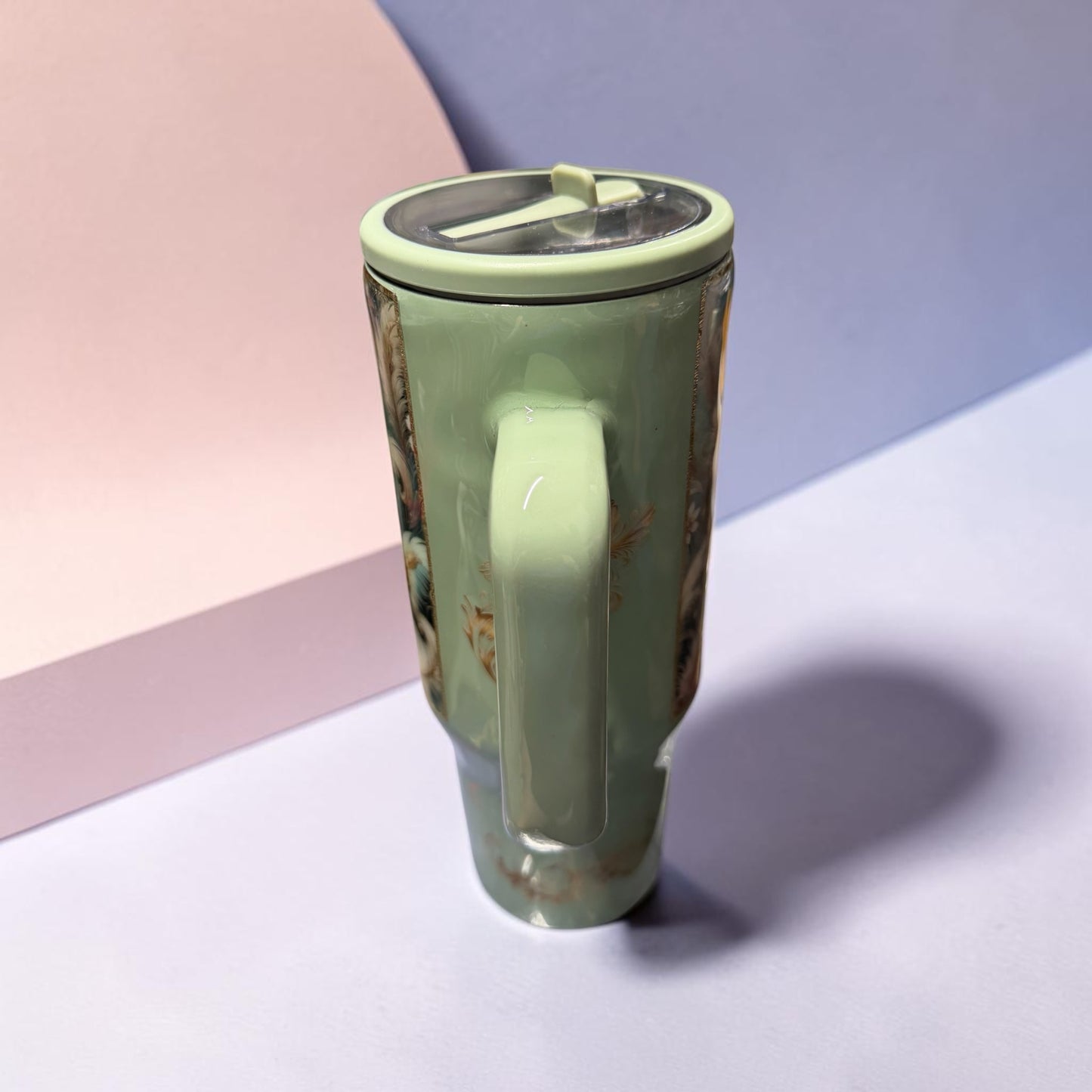 40 oz Cinderella slipper tumbler