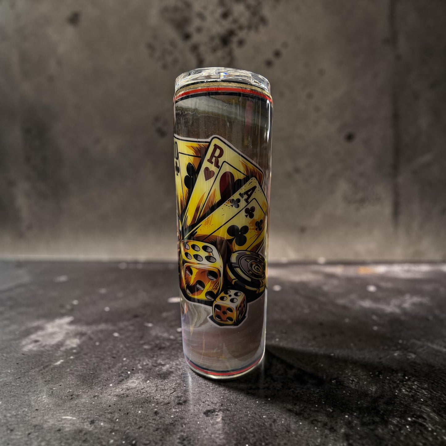 30 oz Gambler tumbler
