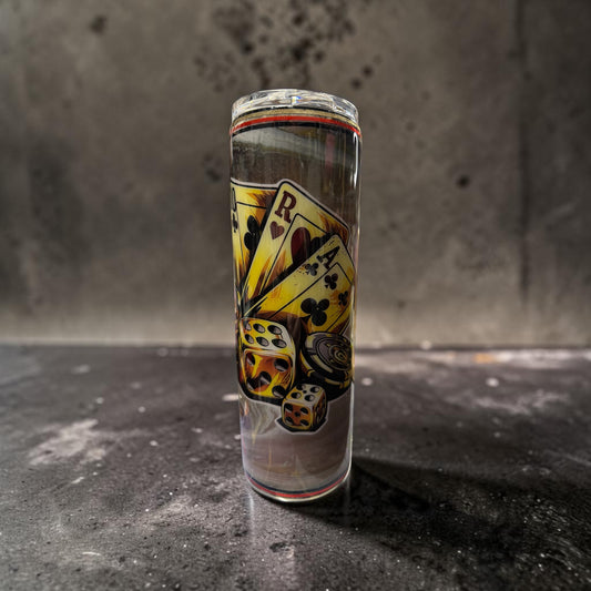 30 oz Gambler tumbler