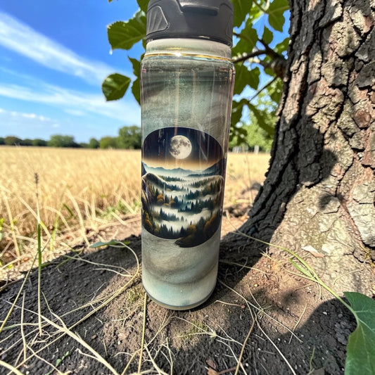 25 oz bear scene water bottle