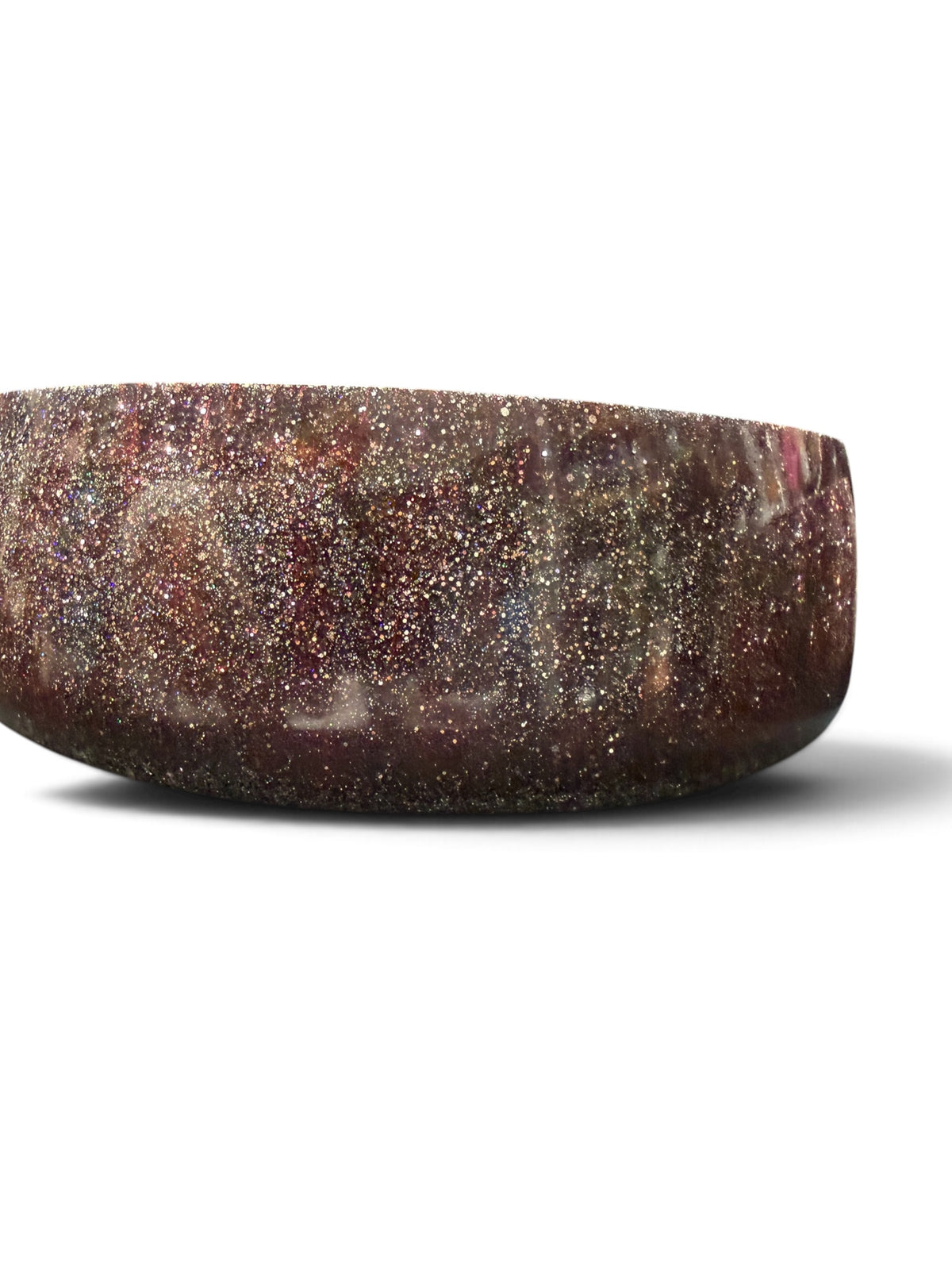 Resin Pet bowl 6 x 6 x 1.5 hand designed