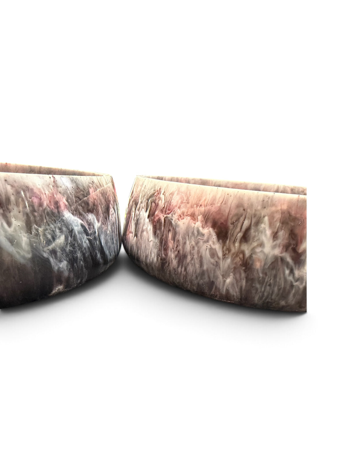 Resin Pet bowl 6 x 6 x 1.5 hand designed