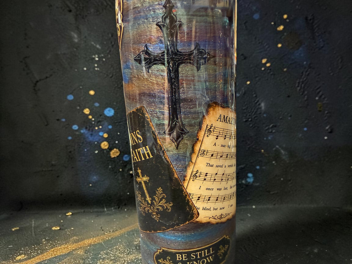 20 oz Hymns of faith tumbler