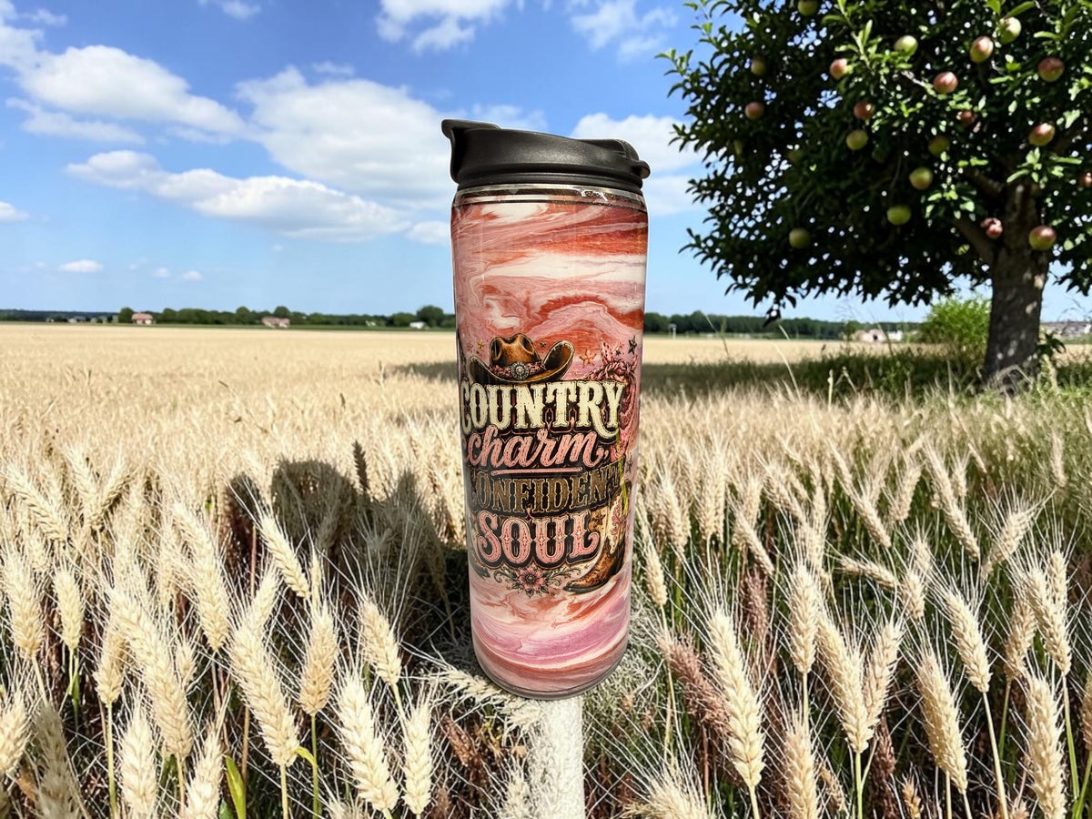 20 oz Country Charm confident soul tumbler
